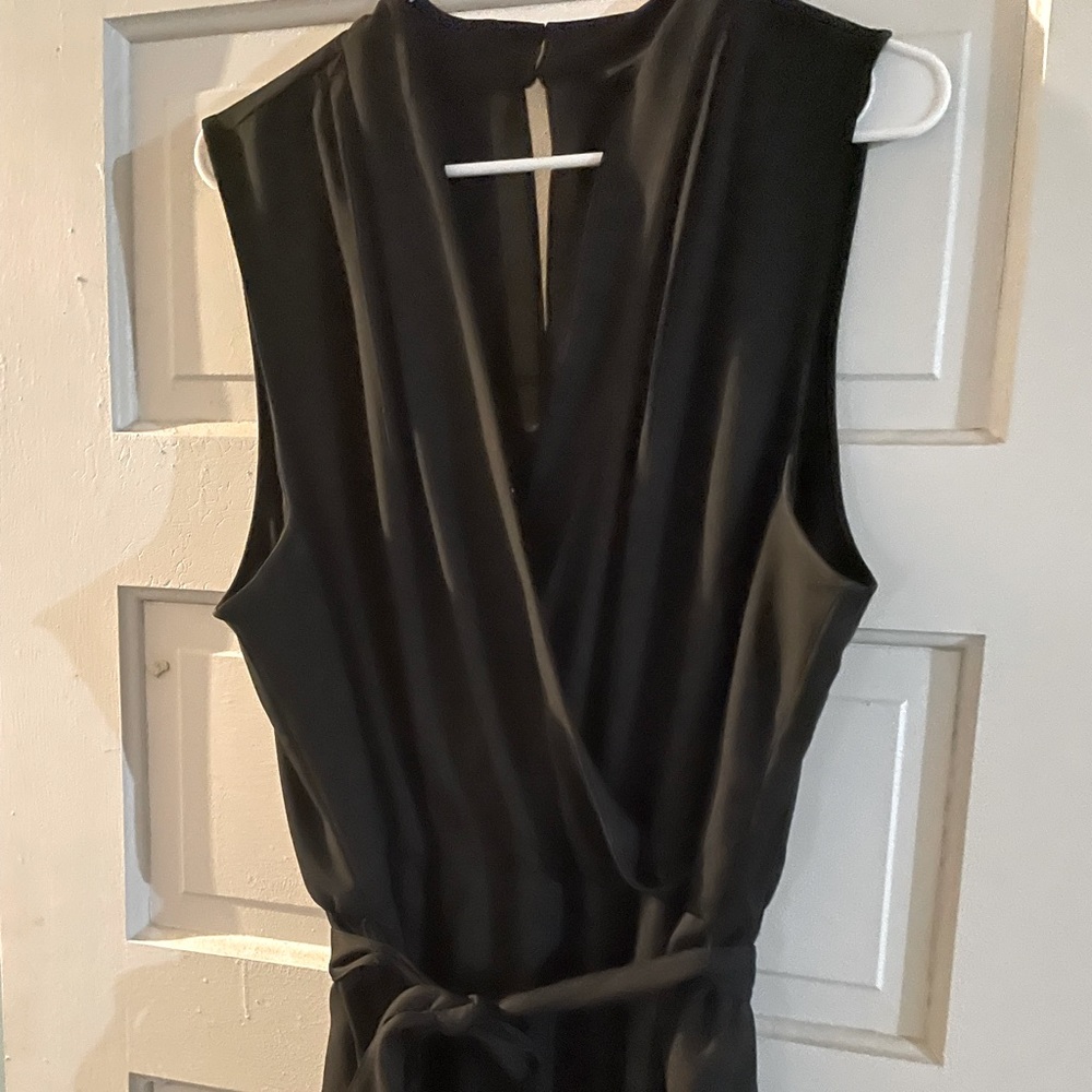 Black pant romper